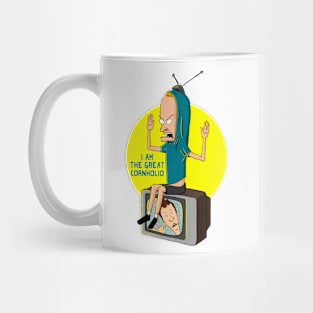 Cornholio and Butthead TV Mug